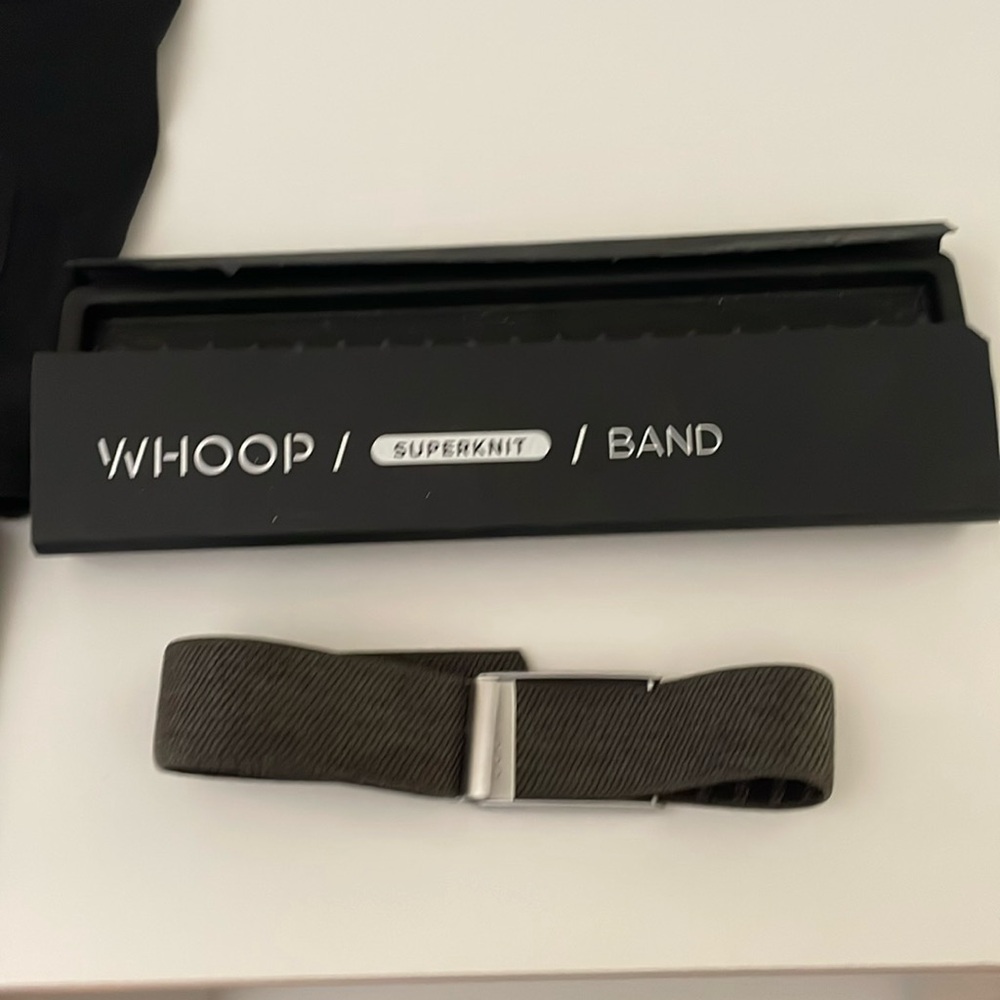 Whoop 4.0 upper arm sleeve and bicep band